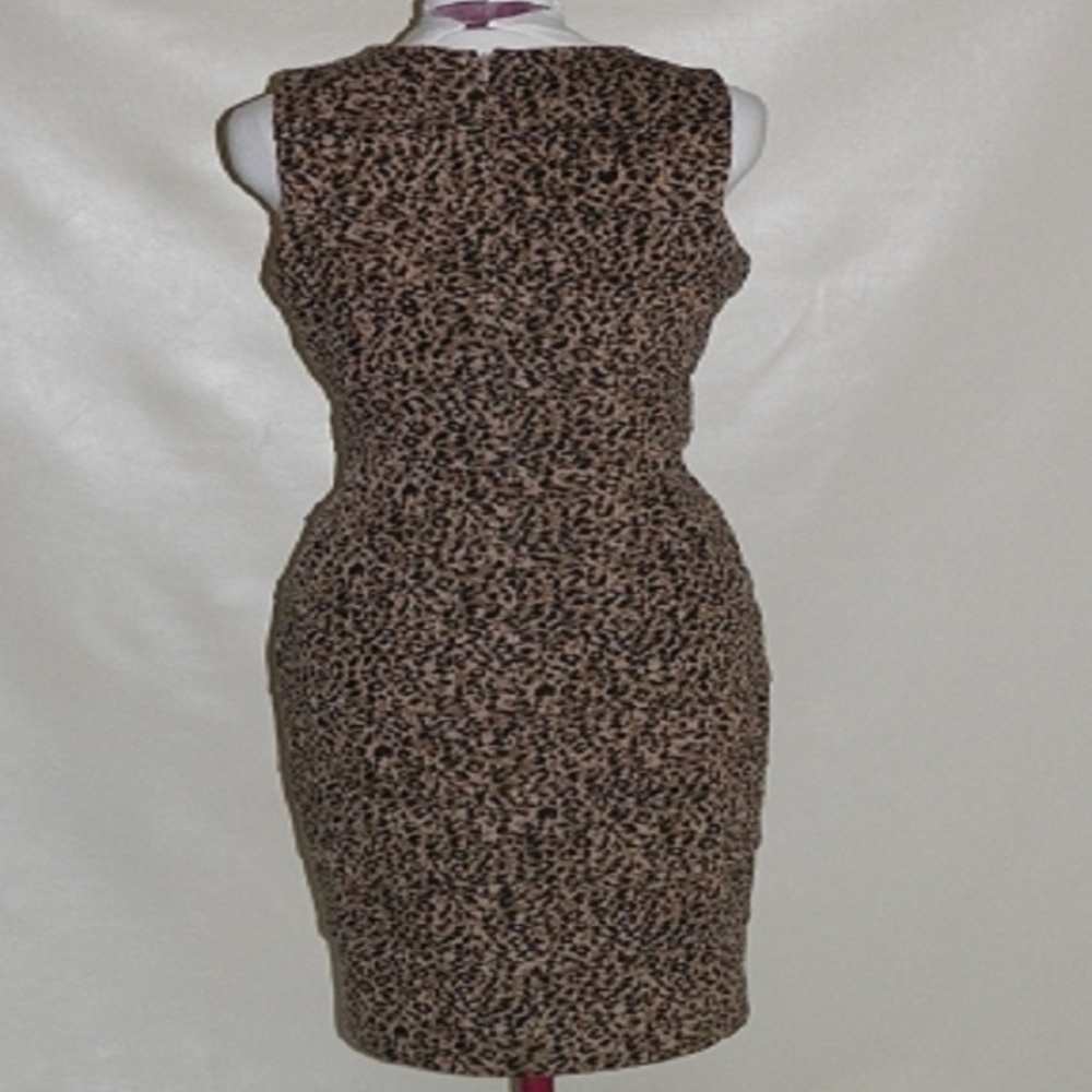 Final Price Leopard Print Sheath Stretch Dress - image 2